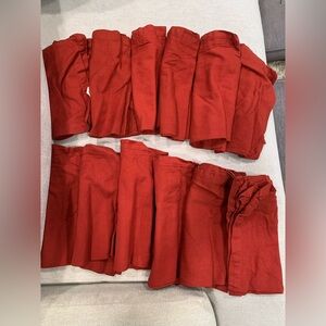 World Market Red 100% Cotton Napkins